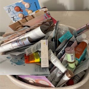 Assorted Skincare and Makeup Samples